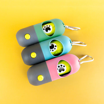 Poop Bag Dispenser W/Light
